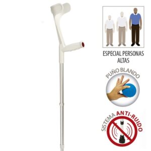 Bastón de aluminio extra largo