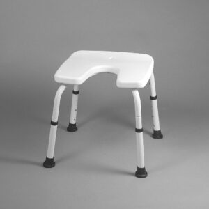 TABURETE DE BAÑO 'SAMBA' ASIENTO EN FORMA DE U